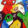 COMPOSITION WITH A BIRD HEAD